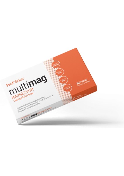 Multimag Güçlendirilmiş Magnezyum Takviyesi - 30 Tablet