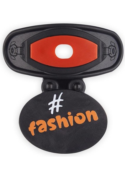Siyah - Koyu Turuncu Fashion Ayakkabı Aksesuarı