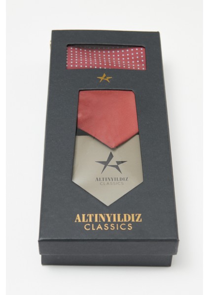 ALTINYILDIZ CLASSICS Erkek Desenli Kravat-mendil-ac Elite (100 ML) Edp Özel Hediye Kutulu Parfüm Set