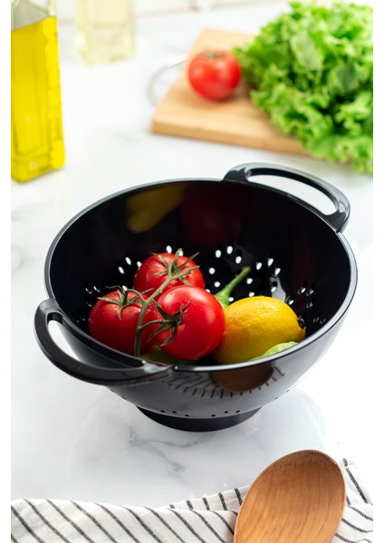 Akrilik Siyah Makarna Süzgeçi & Sebze Meyve Süzgeçi fırsatları