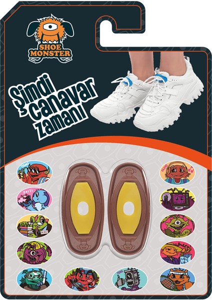 Standart - Kahverengi Sarı Ayakkabı Aksesuarı