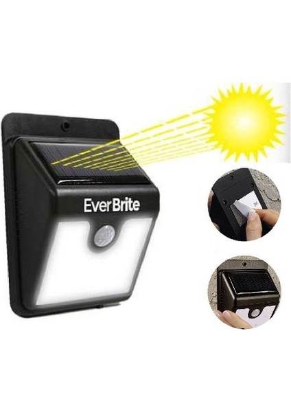 Ever Brite Güneş Panelli ve Sensörlü Lamba