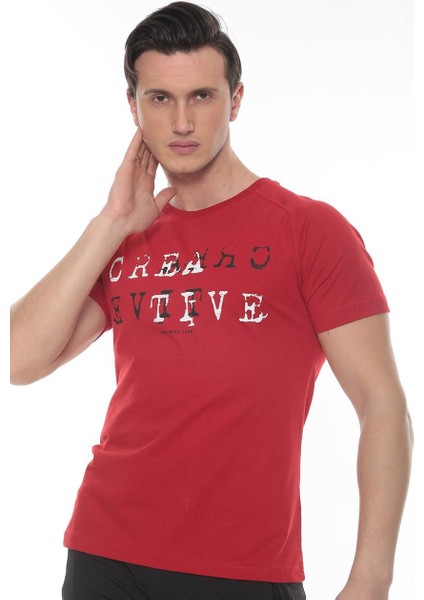 Creatıve Penye Baskılı T-Shirt 23-1989-1