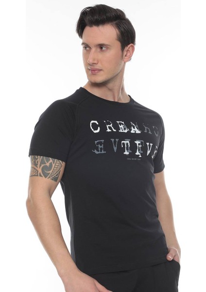 Creatıve Penye Baskılı T-Shirt 23-1989-1