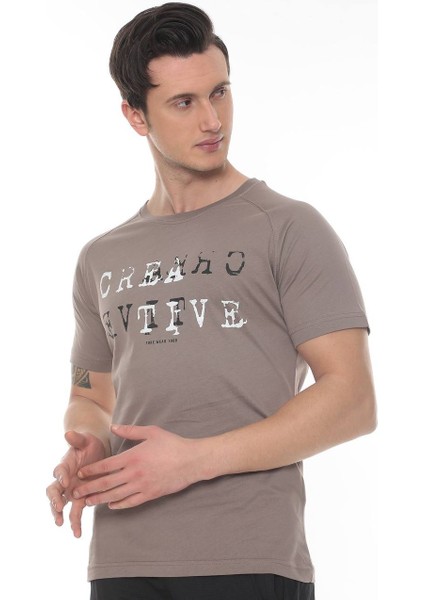 Creatıve Penye Baskılı T-Shirt 23-1989-1