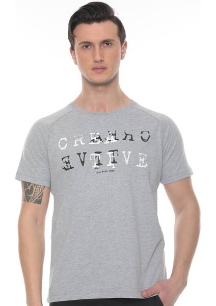 Creatıve Penye Baskılı T-Shirt 23-1989-1