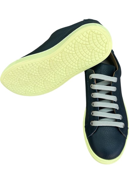 Lacivert Deri Kadın Ayakkabı modelleri