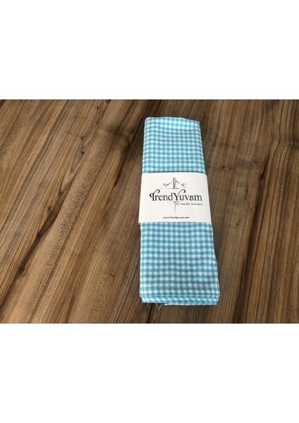 Küçük Pitikare Açık Mavi Çok Amaçlı Örtü (45CMX70CM)