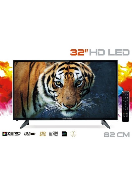 Electromaster ETV-232 32" 82 Ekran Uydu Alıcılı HD LED TV