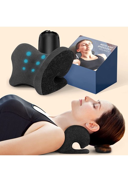 Manyetik Terapi Yastık Kılıfı ile Boyun ve Omuz Rahatlatıcı - Siyah