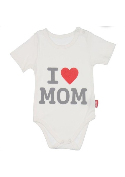 Dad & Mom 2'li Çıtçıtlı Body Beyaz Badi Zıbın Tulum modelleri