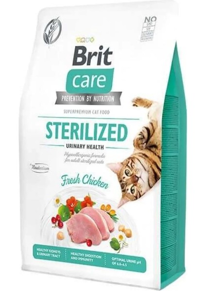 Brit Care Urinary Tahılsız Tavuklu Kısırlaştırılmış Kedi Maması 2 kg