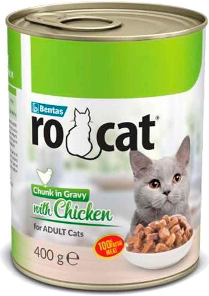 Tavuklu Kedi Konservesi 400 gr