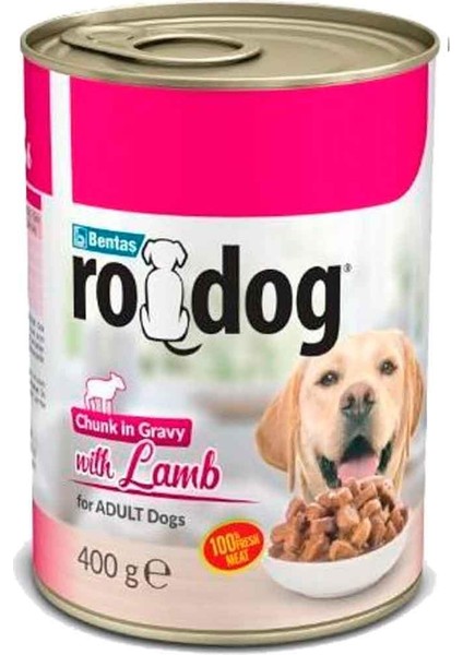 Ro Dog Kuzu Etli Köpek Konservesi 400 gr