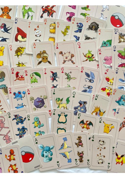 Planet Butik Pokemon Iskambil Poker Kartı