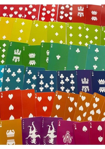 Pride Rainbow Iskambil Poker Kartı modelleri