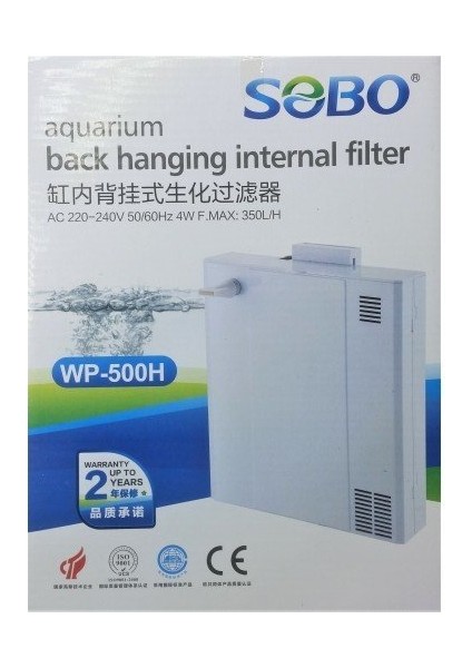 WP-500H Askı Filtre 350 L/h