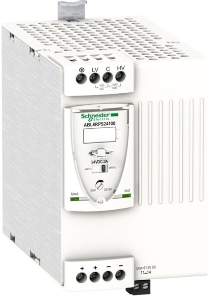 Schneider ABL8RPS24100 Düzenlenmiş Smps-1 Veya 2 FAZLI-100-500 V-24 V-10 A