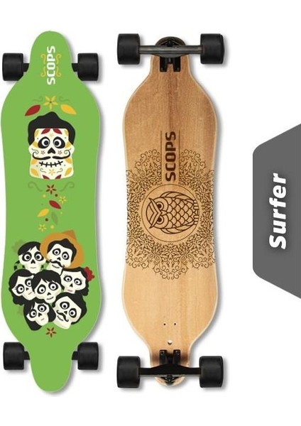 Longboard Kaykay-Skull - LS30