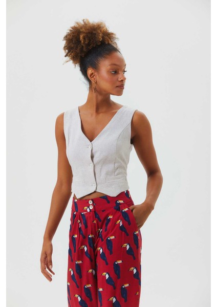 V Yaka Kolsuz Klasik Kesim Bohem Yelek modelleri