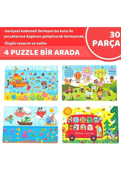 Kademeli Ilerleyen Taşıtlar Puzzle modelleri