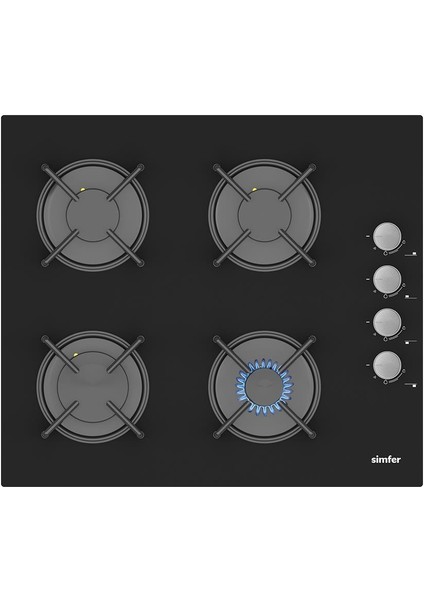 Siyah Cam Ankastre Set ( 7327-8703-3500 )