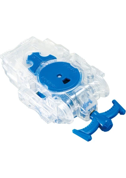 Takara Tomy Beyblade Burst B-99 Bey Launcher Left Clear White Sol Sola Dönüş Fırlatıcı