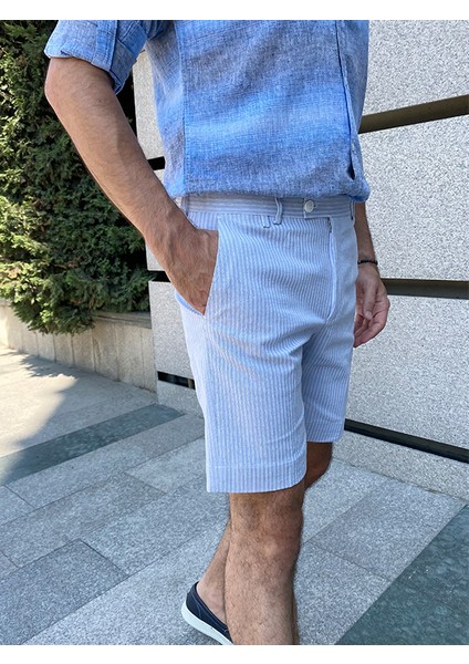Erkek Casual Bermuda Şort 2198-108