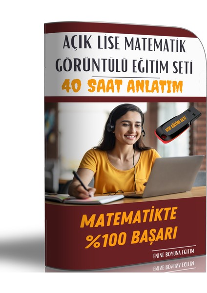 Açık Lise Matematik Tüm Dersler Görüntülü Eğitim Seti