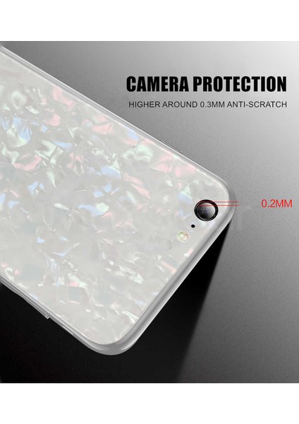 Apple iPhone Se 2020 Mermer Desenli Parlak Kılıf Marbel