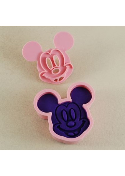 Parti Vitrini Mickey Minnie Mouse Plastik Kalıp Seti