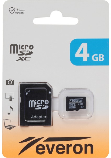 4gb Micro Sd Hafıza Kartı Adaptörlü