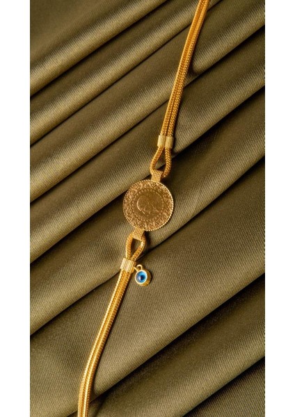 Altın Çeyrekli Kalze Bileklik