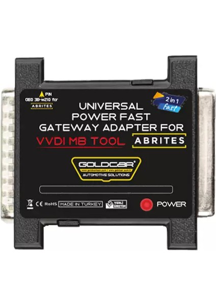 Hızlı ve Evrensel Güç Adaptörü - Vvdı MB Tool ve Abrites Için
