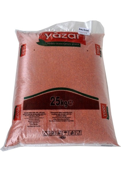 Ithal Kırmızı Mercimek 25 Kg.