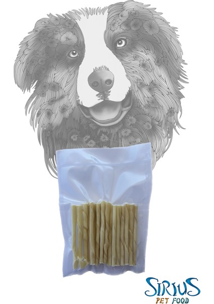 Sirius Pet Food Beef Twist Stick 100 gr -Burgu Çubuk 100 gr