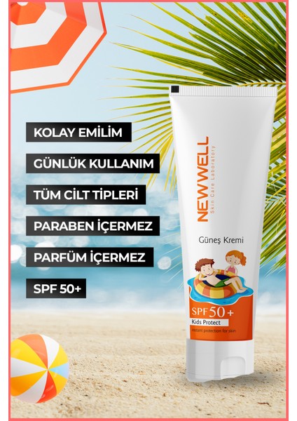 Güneş Koruyucu Çocuk Kremi Spf 50+ (50ML)