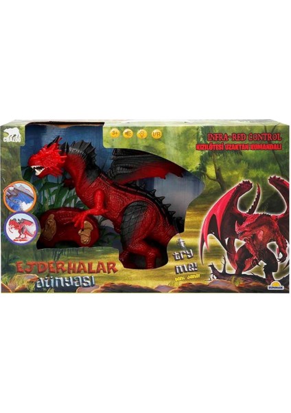 Uzaktan Kumandalı Sesli ve Işıklı Dragon 50 cm indirimleri