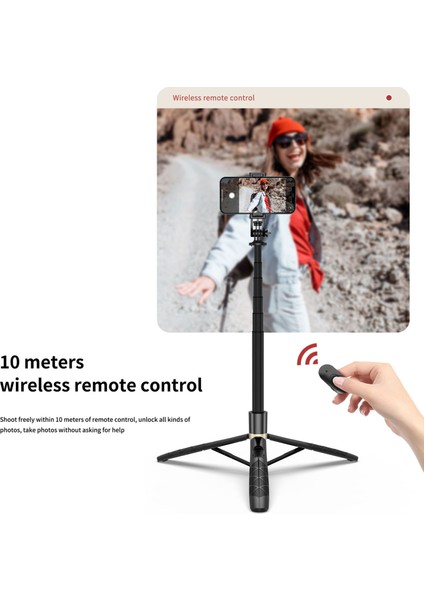 Q16 Çok Amaçlı Tripod Selfie Kumandalı 156 cm Anroid Ios Go Pro Uyumlu Alüminyum Vlogging indirimleri