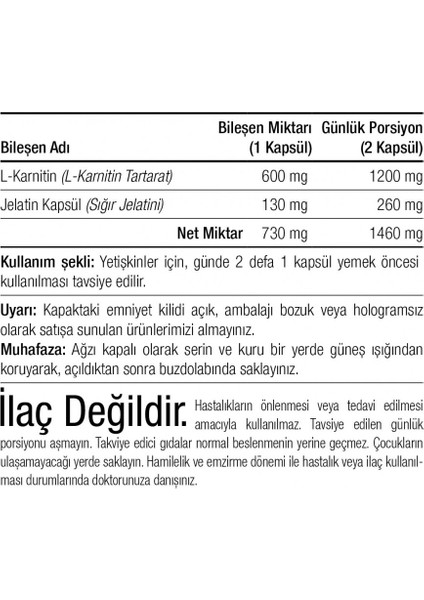 L-Karnitin modelleri