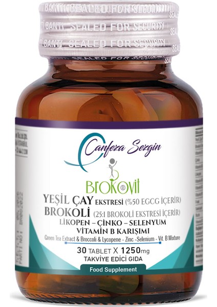 Brokoli Yeşil Çay Ekstresi Likopen Çinko Selenyum Vitamin B Karışımı fiyatları