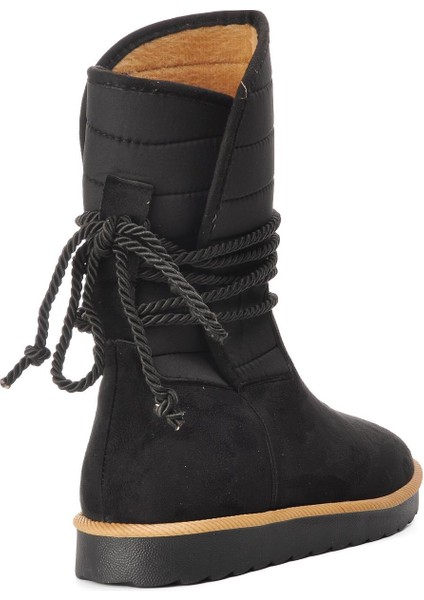 K706 Siyah Süet Içi Polarlı Kadın Bot fırsatları