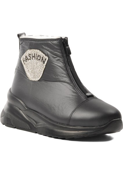 844 Siyah Içi Kürklü Su Itici Kadın Kar Botu modelleri