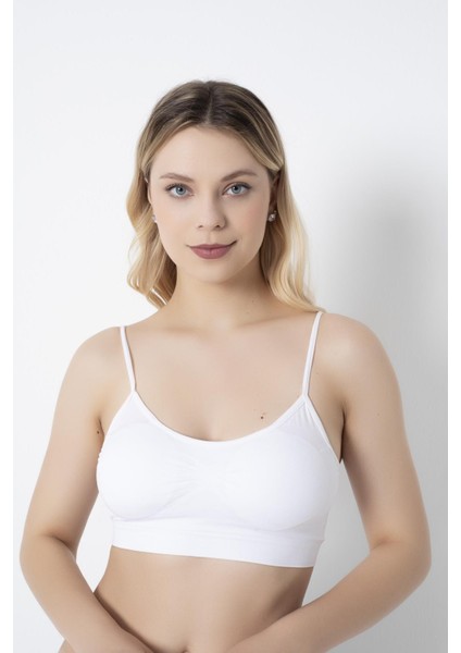 Ince Askılı Pedli Seamless/dikişsiz Sütyen 3316 modelleri