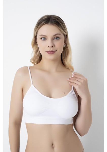Ince Askılı Pedli Seamless/dikişsiz Sütyen 3316
