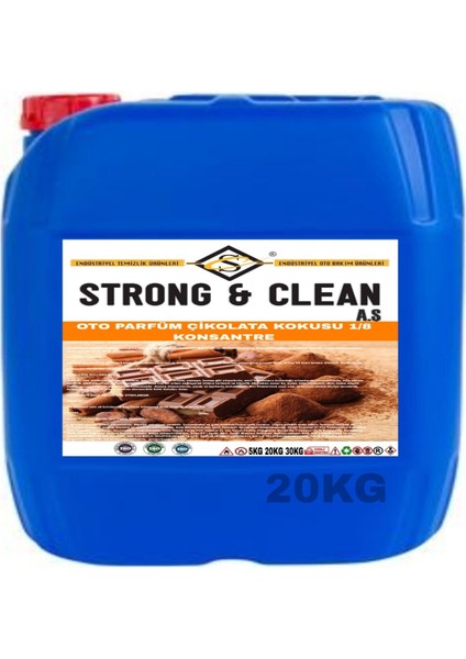 Oto Parfüm Konsantre 1/8 Çikolata Kokulu 20KG