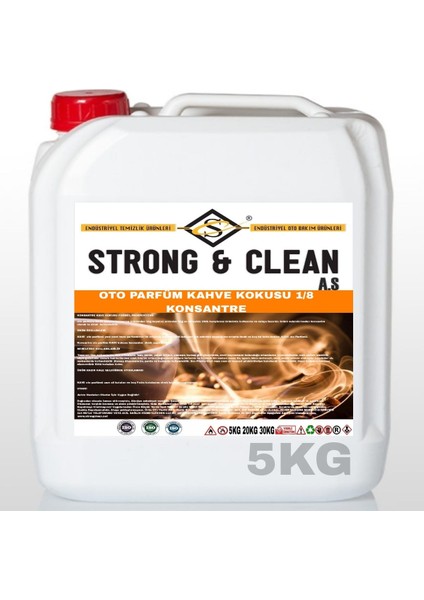 Oto Parfüm Konsantre 1/8 Kahve Kokulu 5kg