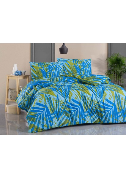 Menderes Home Cotton Collection Ranforce Çift Kişilik Nevresim Takımı Palm