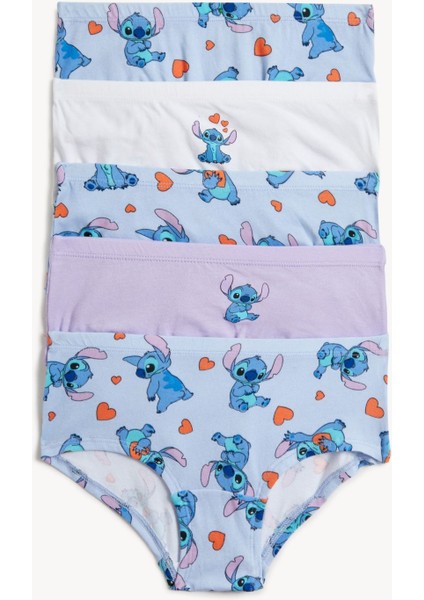 Marks & Spencer 5'li Lilo & Stitch™ Short Külot