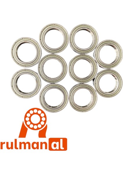 MR128 Zz Rulman 8X12X3,5 10 Adet